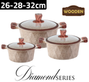 Zio Cookware Granit Line Wooden Z-8170-32