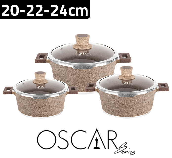 Zio Cooking pot set Granit Z-8200-24