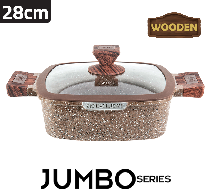 Zio Jumbo Cooking pot Granite  Low Z-8352-28