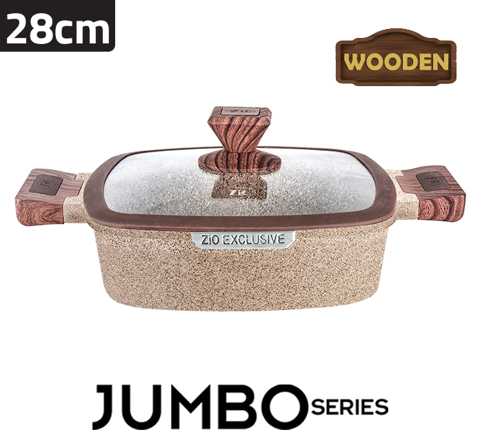 Zio Jumbo Cooking pot Granite  Low Z-8352-28