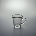 Tea Glass Gold Line