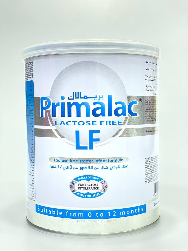 Primalac Lactose Free LF Milk Powder 400g