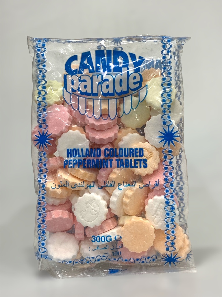 Candy Parade Holland Coloured Peppermint Tablets 300g