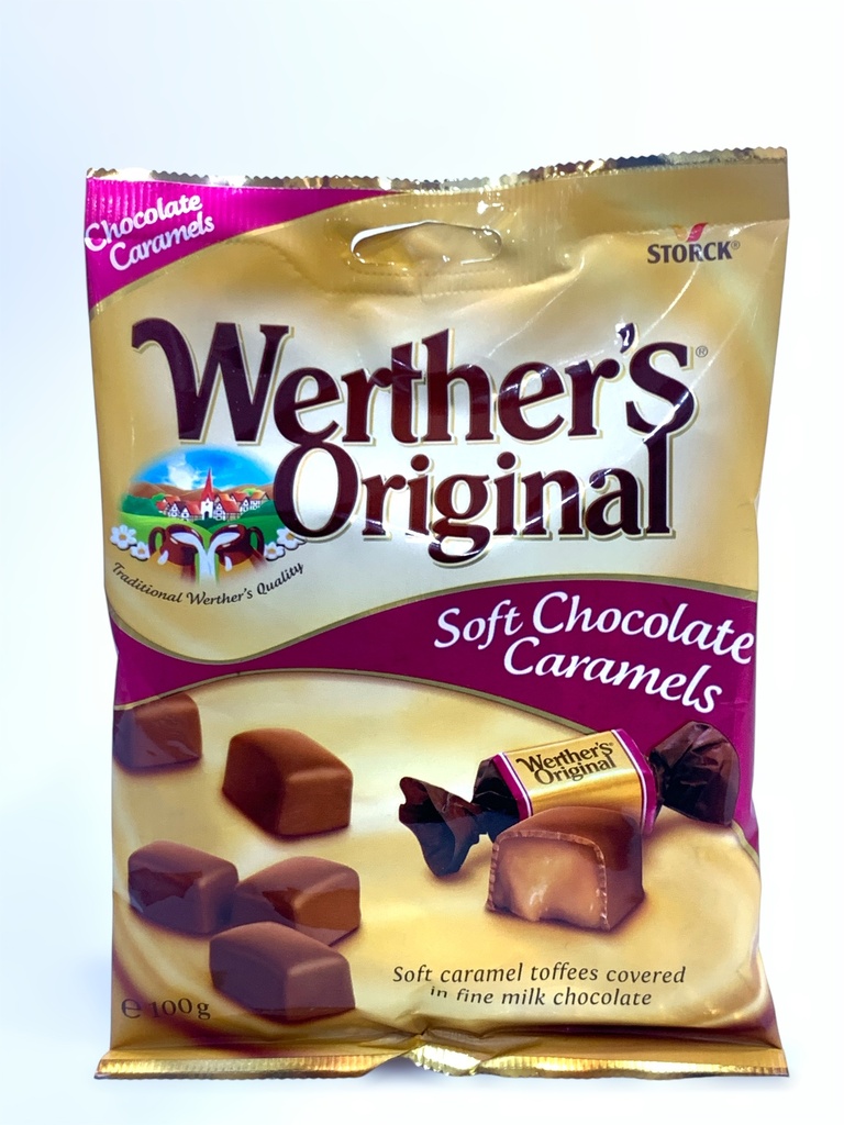 Werther's Original Soft Chocolate Caramels 100g