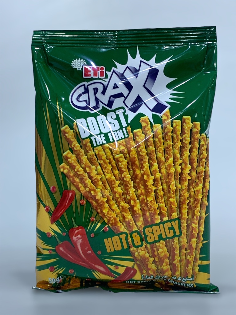 Eti Crax Boost The Fun Hot And Spicy 50g