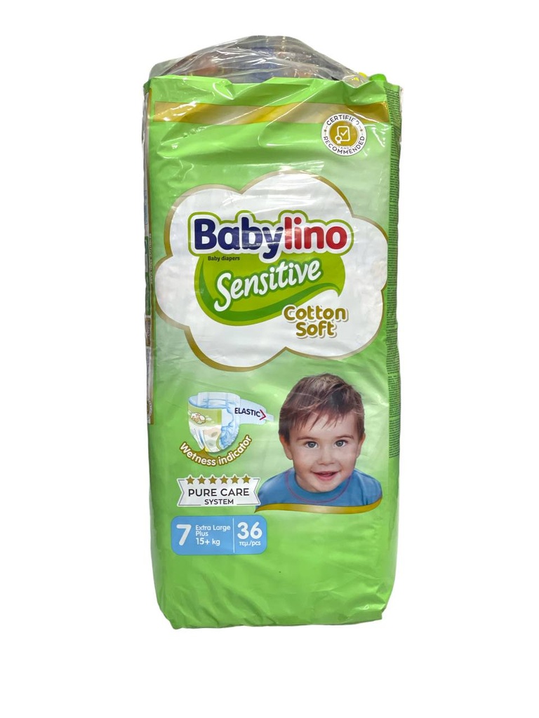 Babylino Sensitive Diapers No.7 - 36Pcs