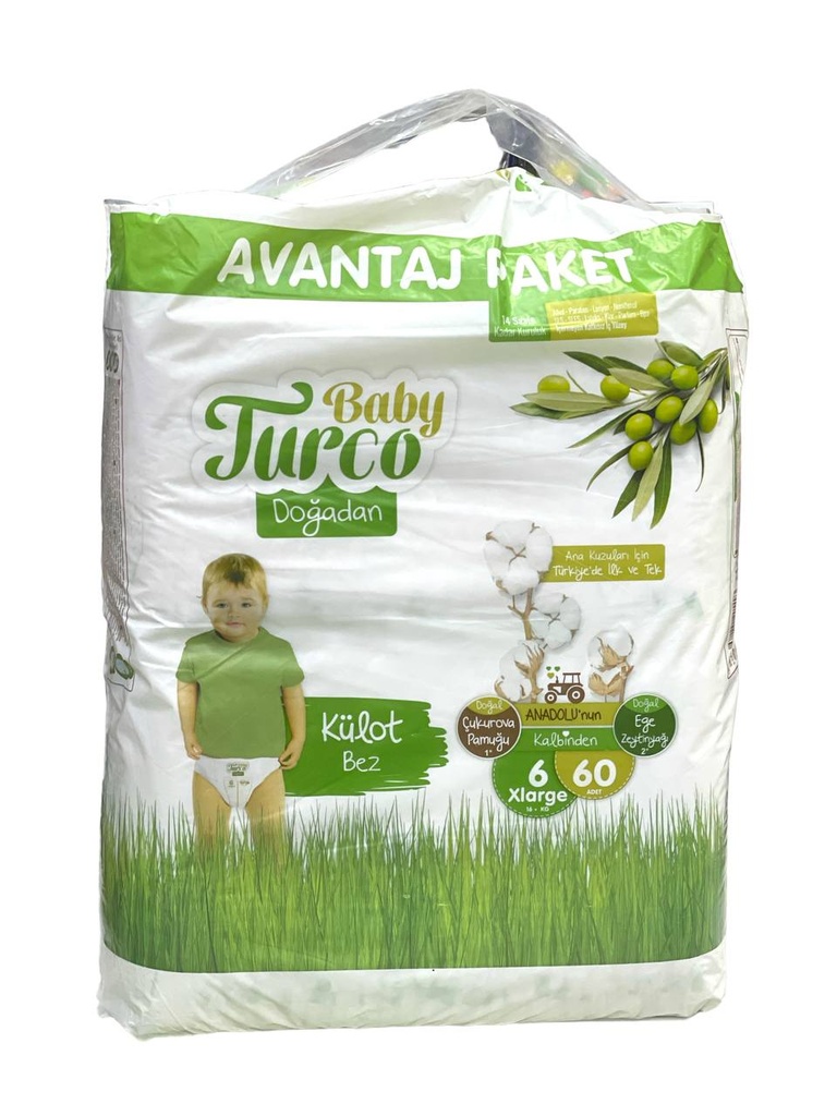 Turco Pants Diapers No.6 - 60Pcs