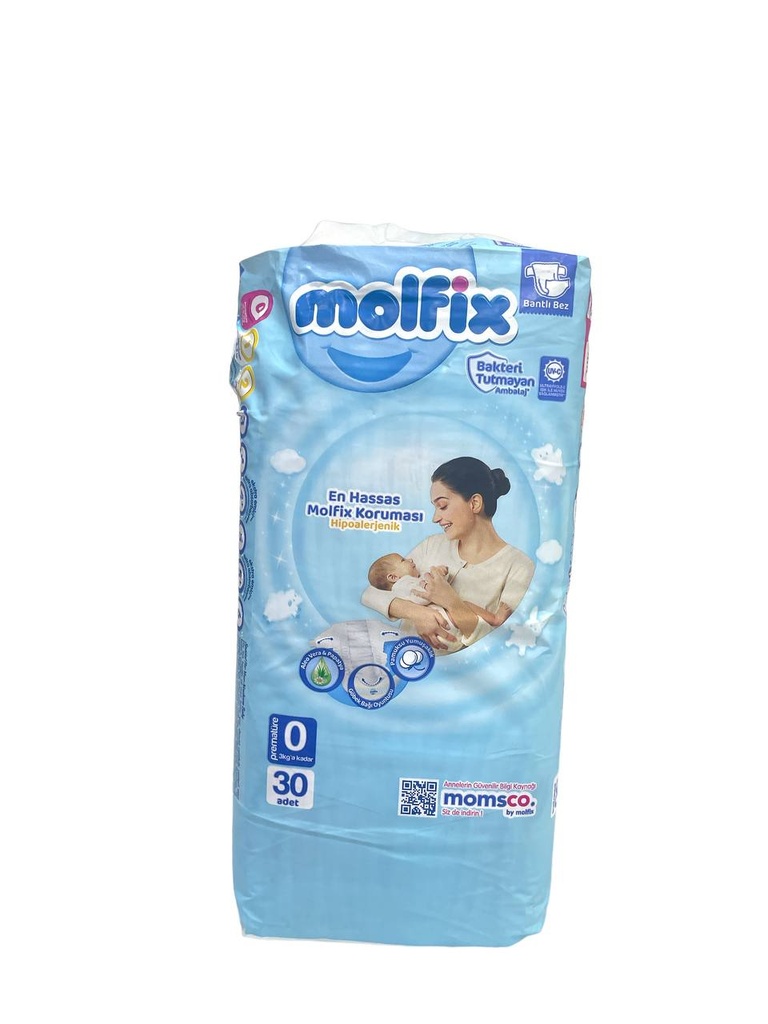 Molfix Diapers No.0 -  30Pcs