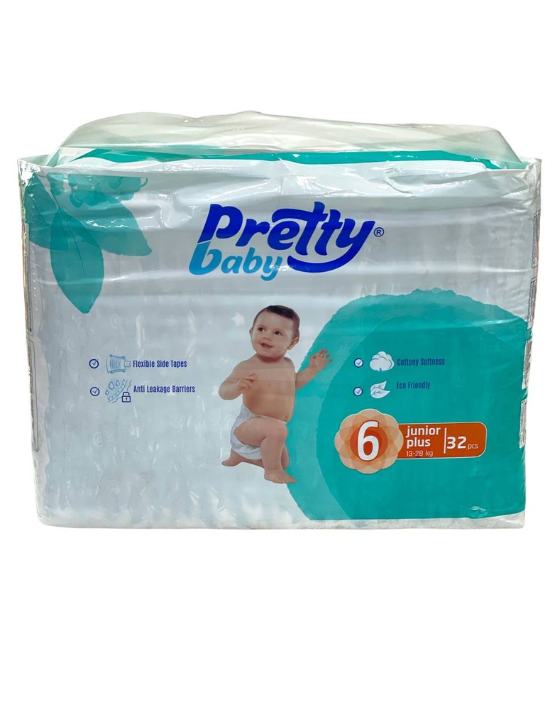 Pretty Baby Diaper No.6 - 32Pcs