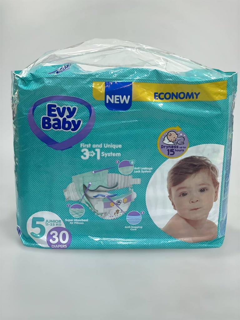 Evy Baby Diapers No.4 - 30Pcs