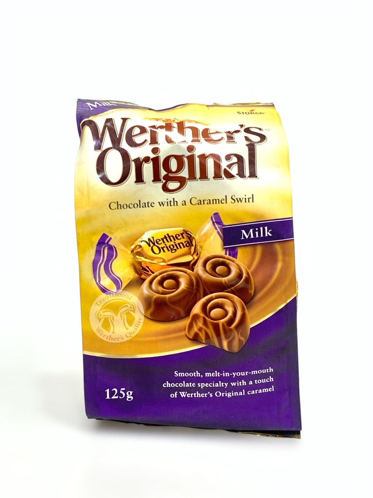 Werther's Original Chocolate With a Caramel Swirl Milk 125g