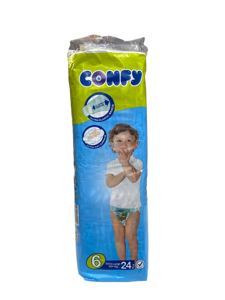 Confy Diapers No.6 - 24Pcs