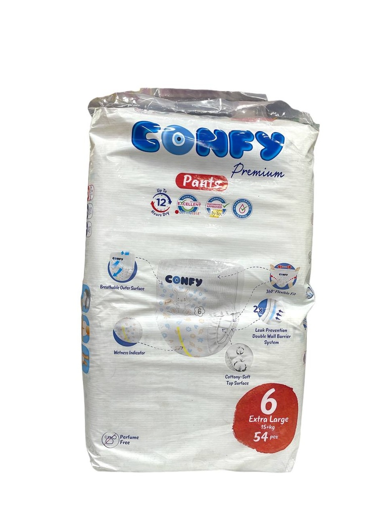 Confy Pants Diapers No.6 - 54Pcs