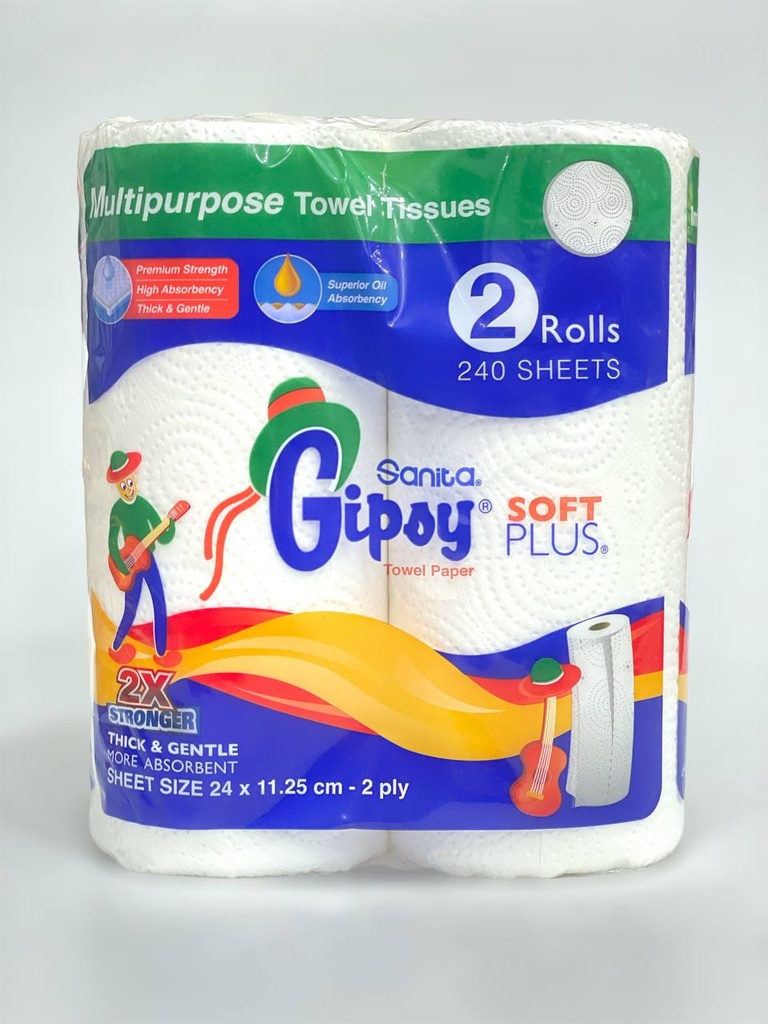 Gipoy Kitchen Wipes 2 Rolls