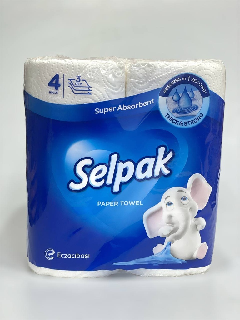 Selpak Kitchen Wipes 4 Rolls