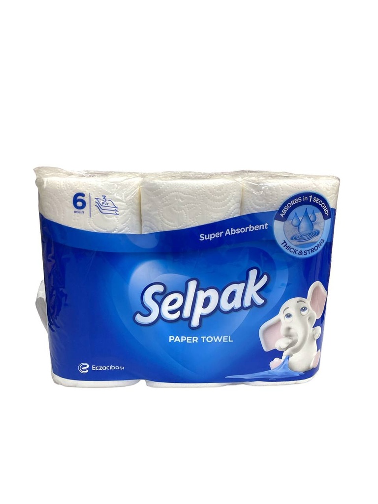 Selpak Kitchen Wipes 6 Rolls