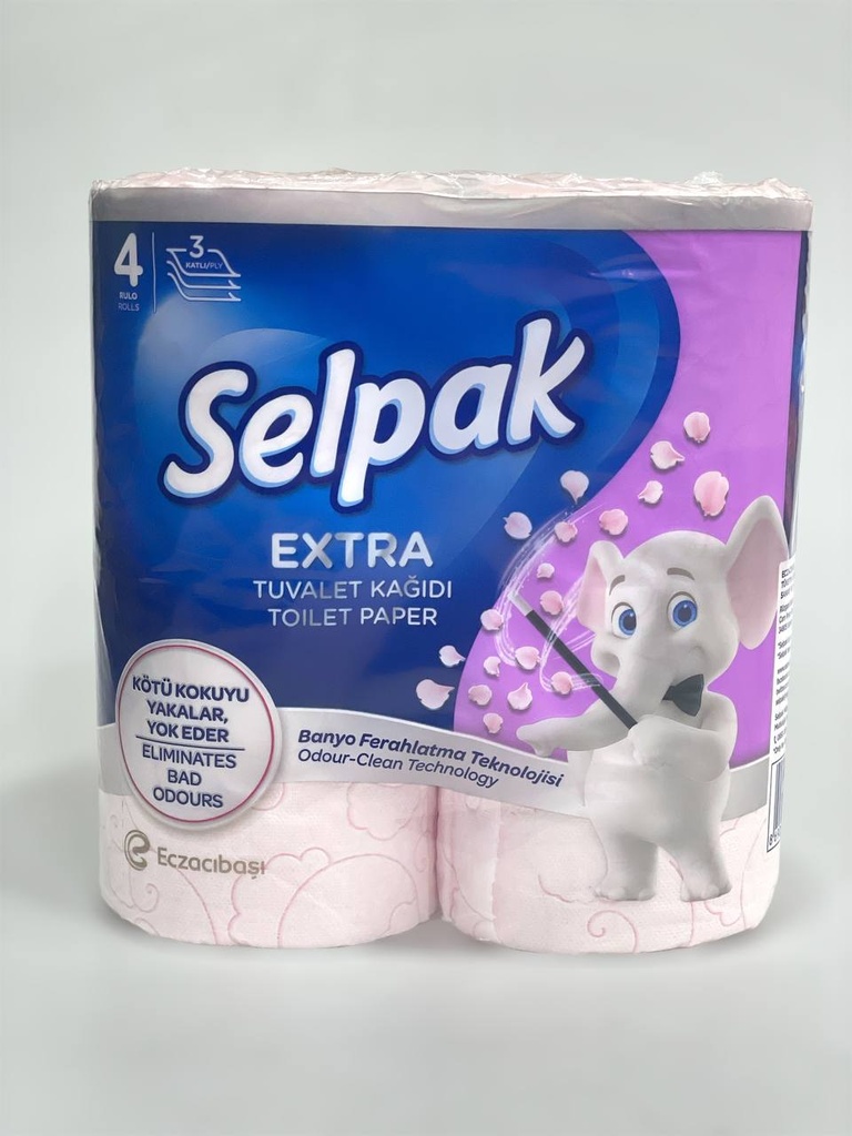 Selpak Toilet Paper 4 Rolls