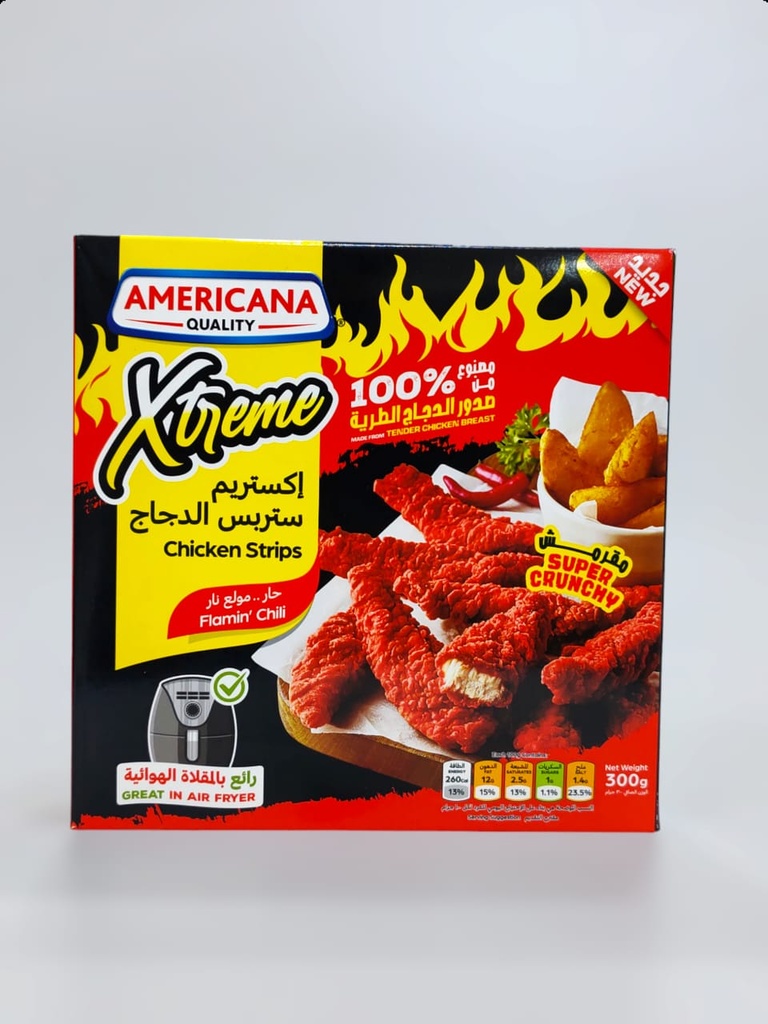 Americana Chicken Strips Flamin Chili 300g