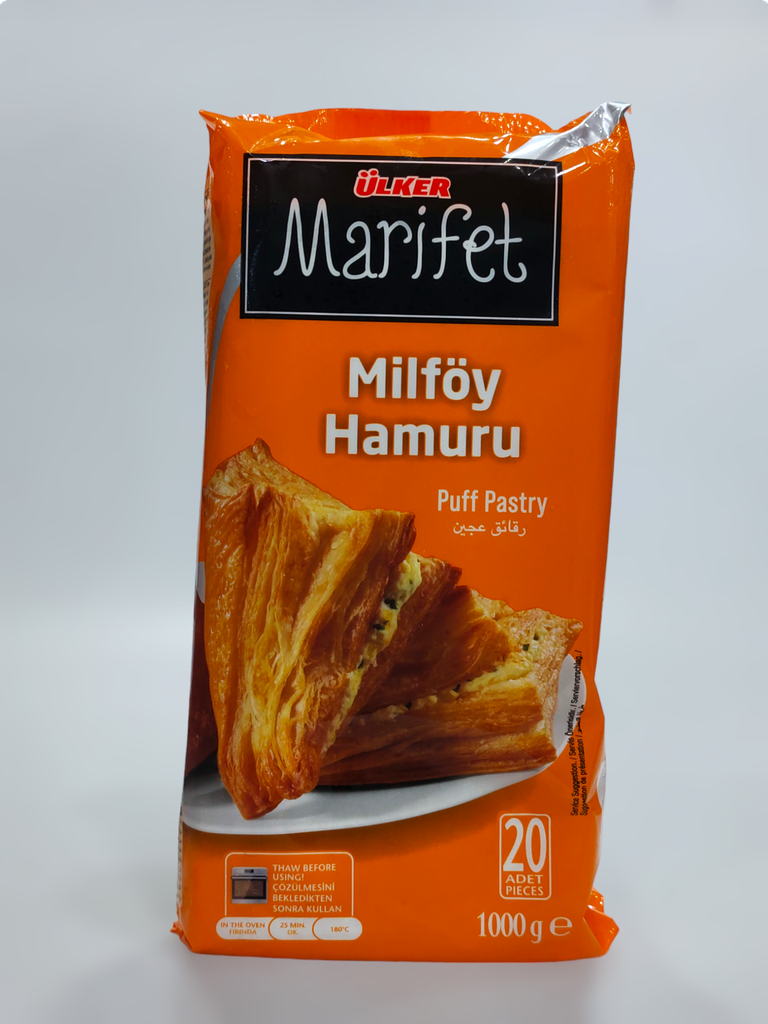 Ulker Marifet Milfoy Hamuru Puff Pastry 20Pcs 1Kg