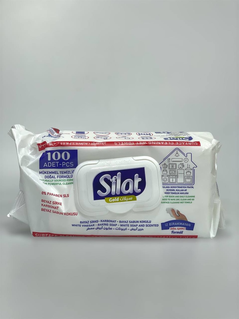 Silat Cleaning Wet Wipes 100Pcs