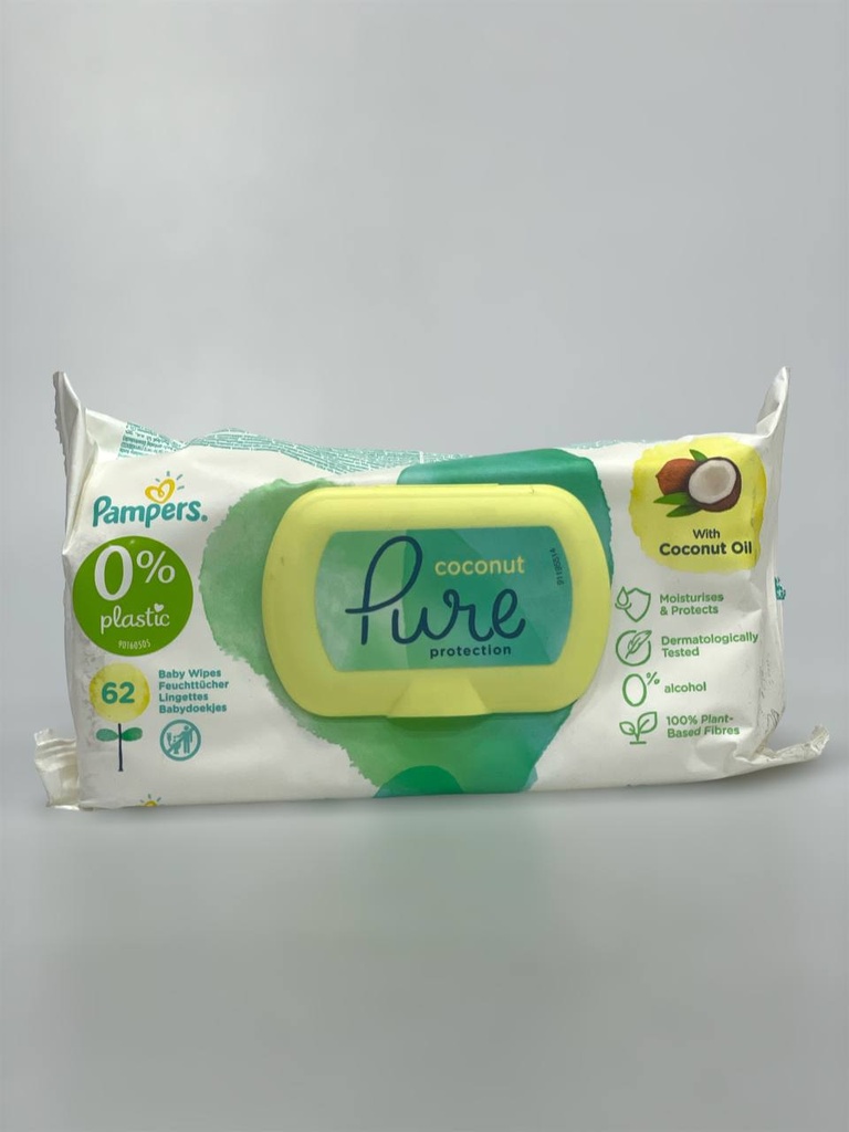 Pampers Perfume Free Wet Wipes 62Pcs