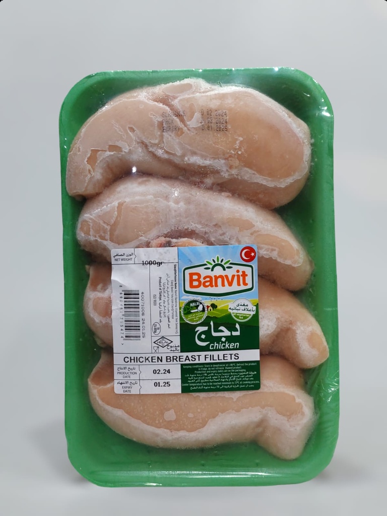 Banvit Chicken Breast Fillets 1Kg