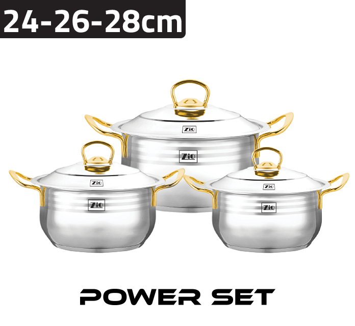 Zio Set Stainless Steel Cookpot Z-1120-28