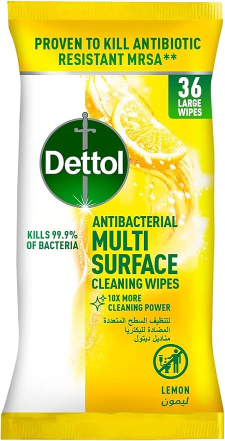 Dettol Anti-Bacterial Wet Wipes 36Pcs