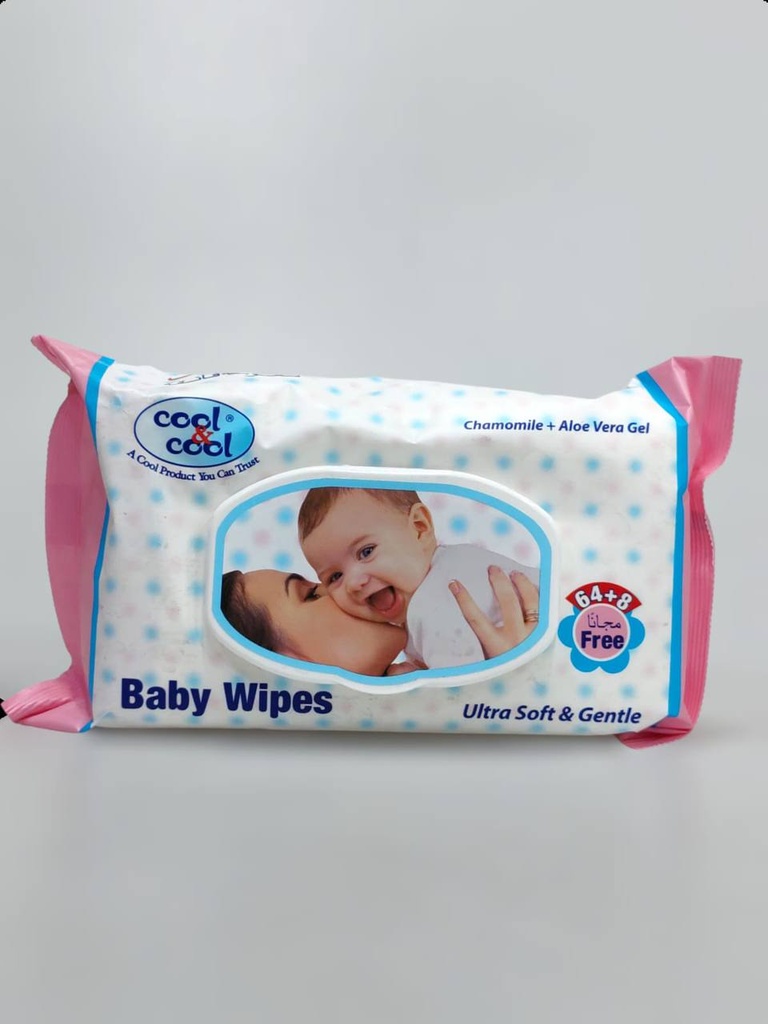 Cool & Cool Baby Wet Wipes 70Pcs