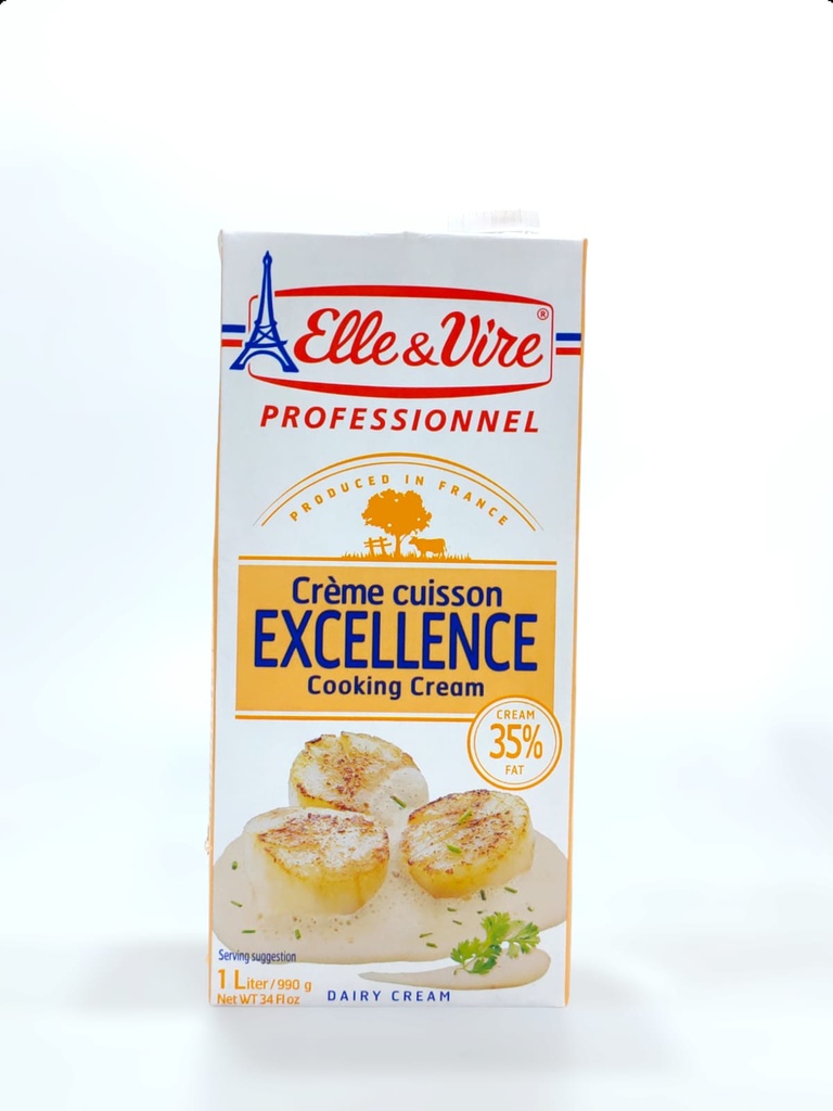 Elle & Vire Creme Cuisson Excellence Cooking Cream Cream 35% Fat 1L