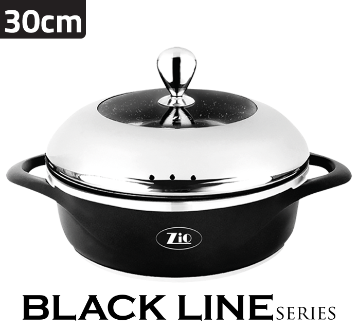 Zio Low Cookpot Black Line z-8002-30