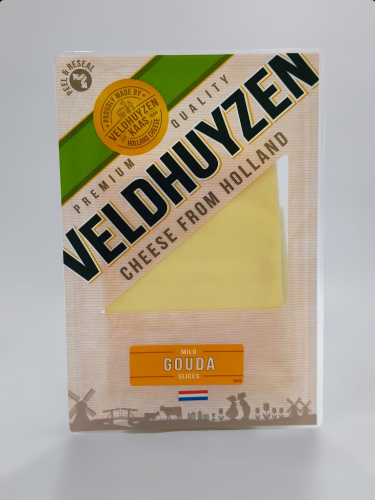 Veldhuyzen Cheese From Holland Mild Gouda Slices 150g