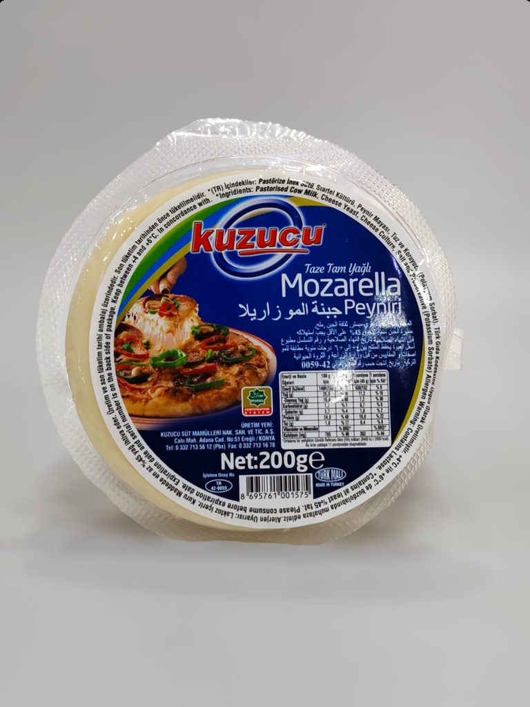 Kuzucu Mozzarella Cheese 200g