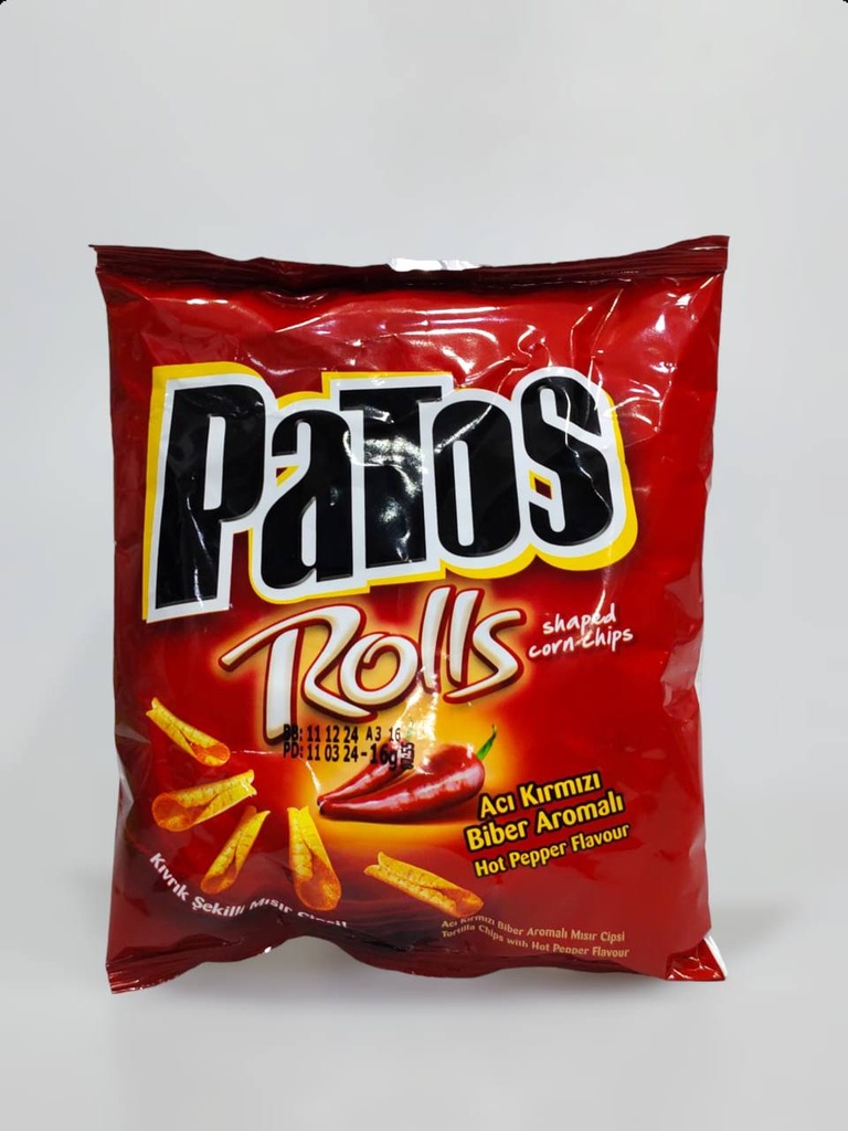 Patos Chips Hot Pepper 16g