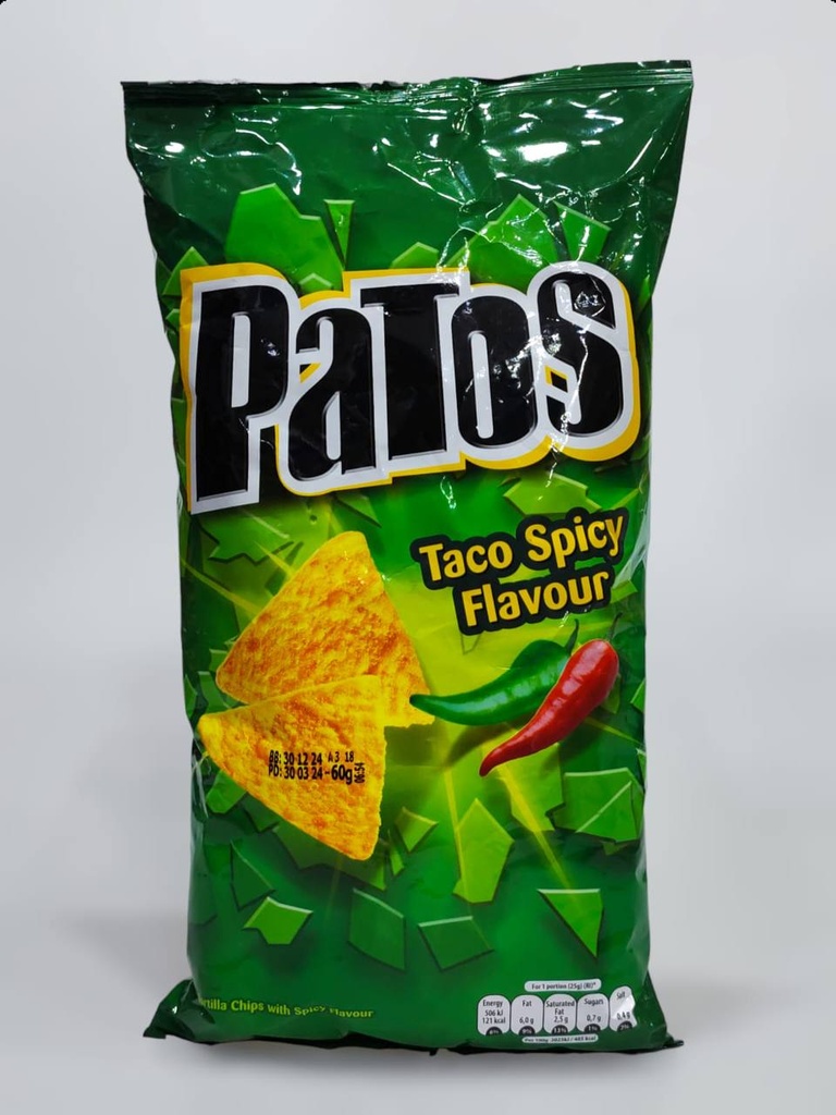 Patos Chips Taco Spicy 60g