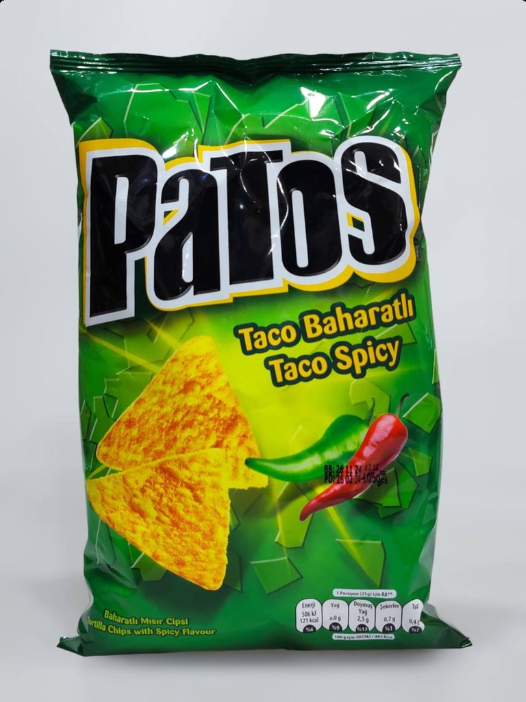 Patos Chips Taco Spicy 105g