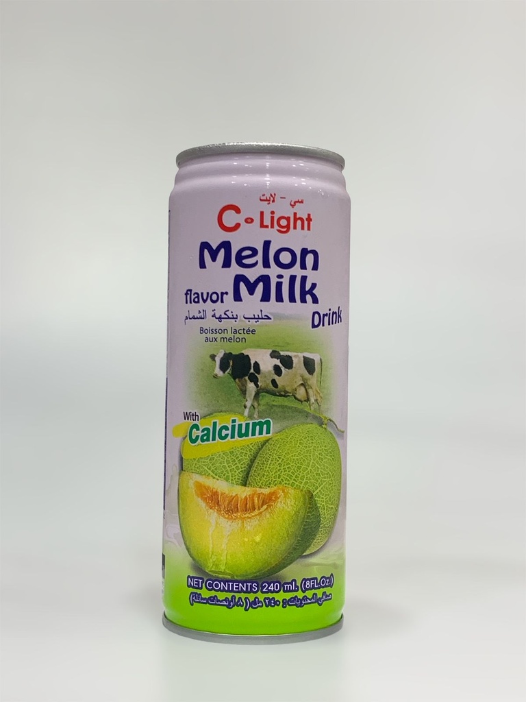 C-Light Melon Flavor Milk Drink With Calcium 240ml