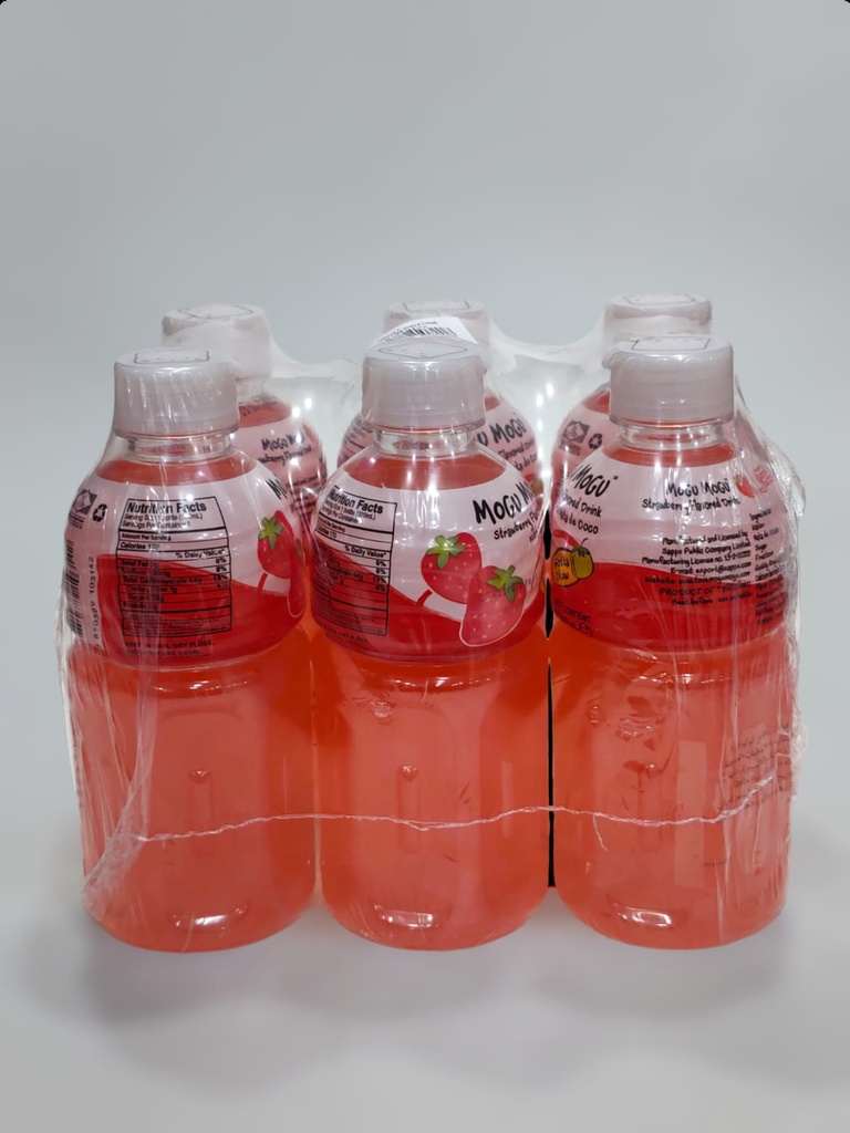 Mogu Mogu Strawberry Flavoured Drink 6*320ml