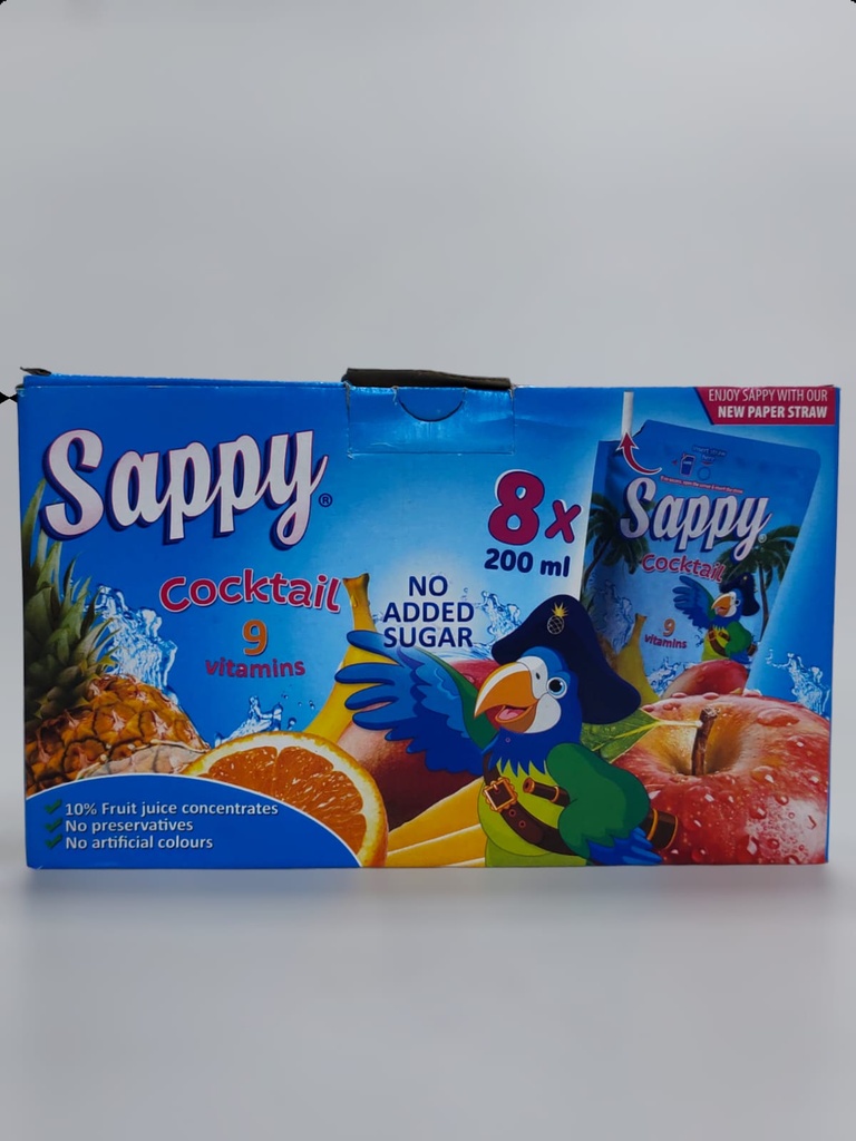 Sappy Cocktail No Added Sugar 8*0.2L