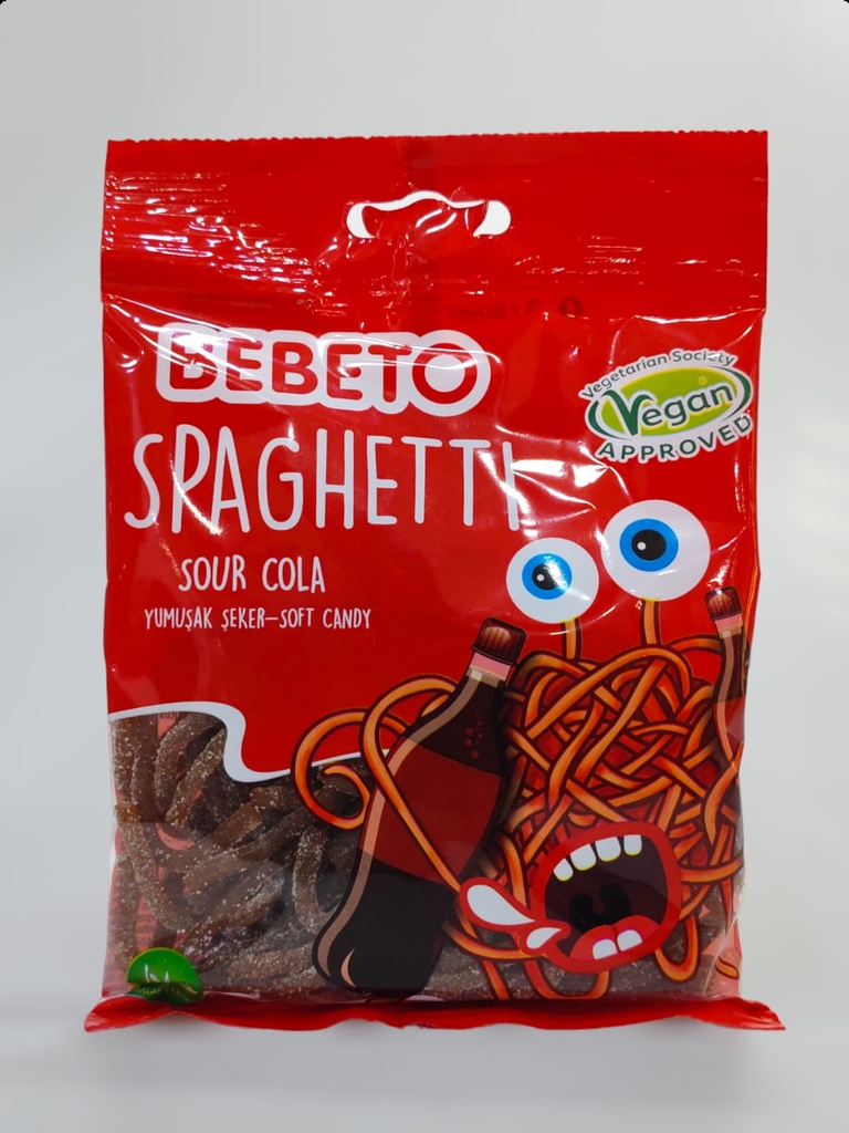 Bebeto Spaghetti Sour Cola 80g