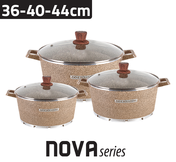 Zio Nova Casserole Set 8400-44