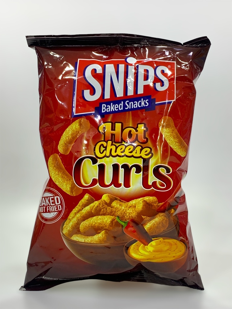 Chips Hot Cheese Curls Snips 75g