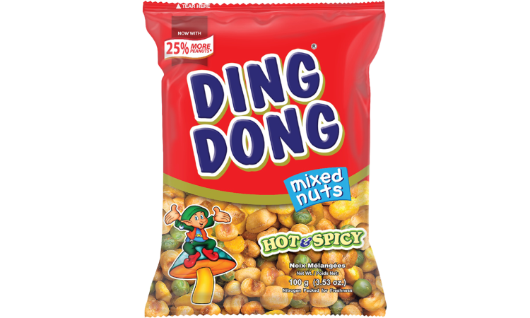 Ding Dong Hot And Spicy 100g