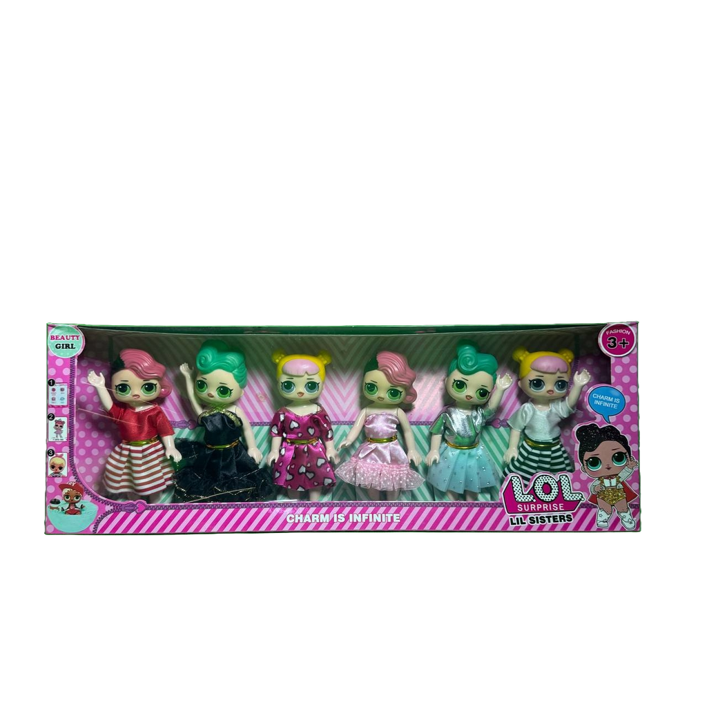 doll  6pcs no-866