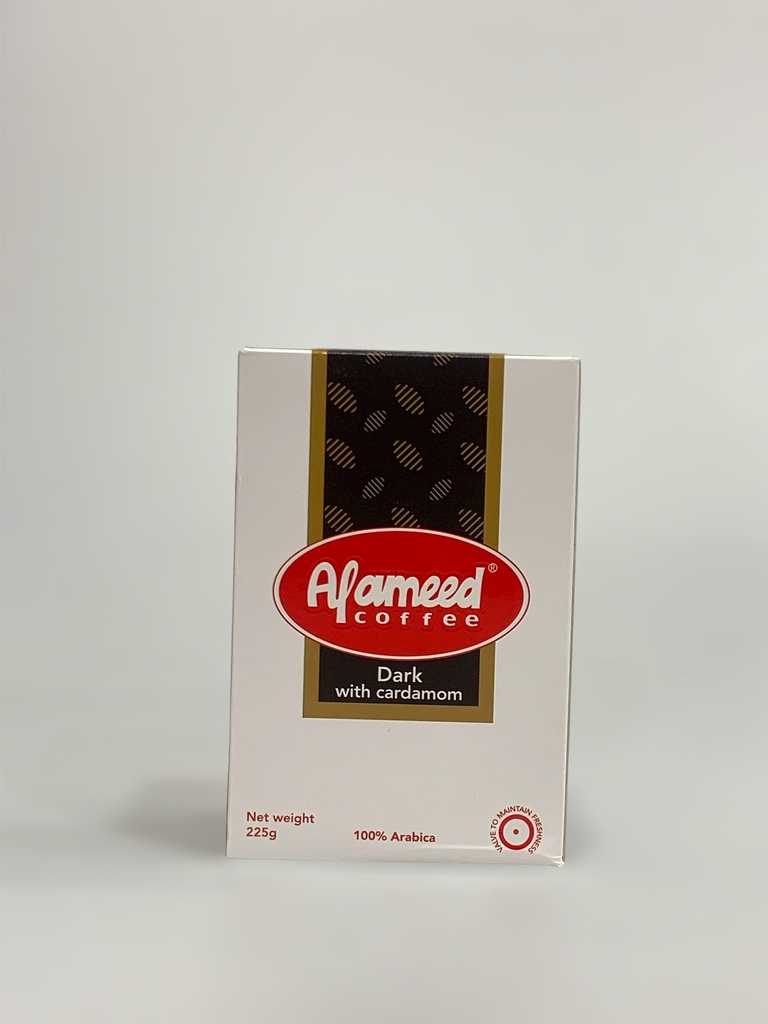 Al Ameed Dark With Cardamom 225g