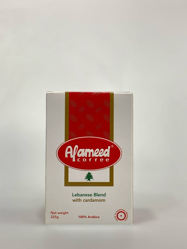 Al Ameed Coffee Lebanese Blend With Cardamom 225g