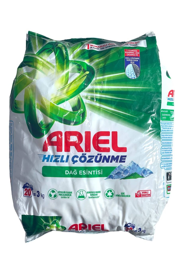 Ariel Powder Detergent 3kg