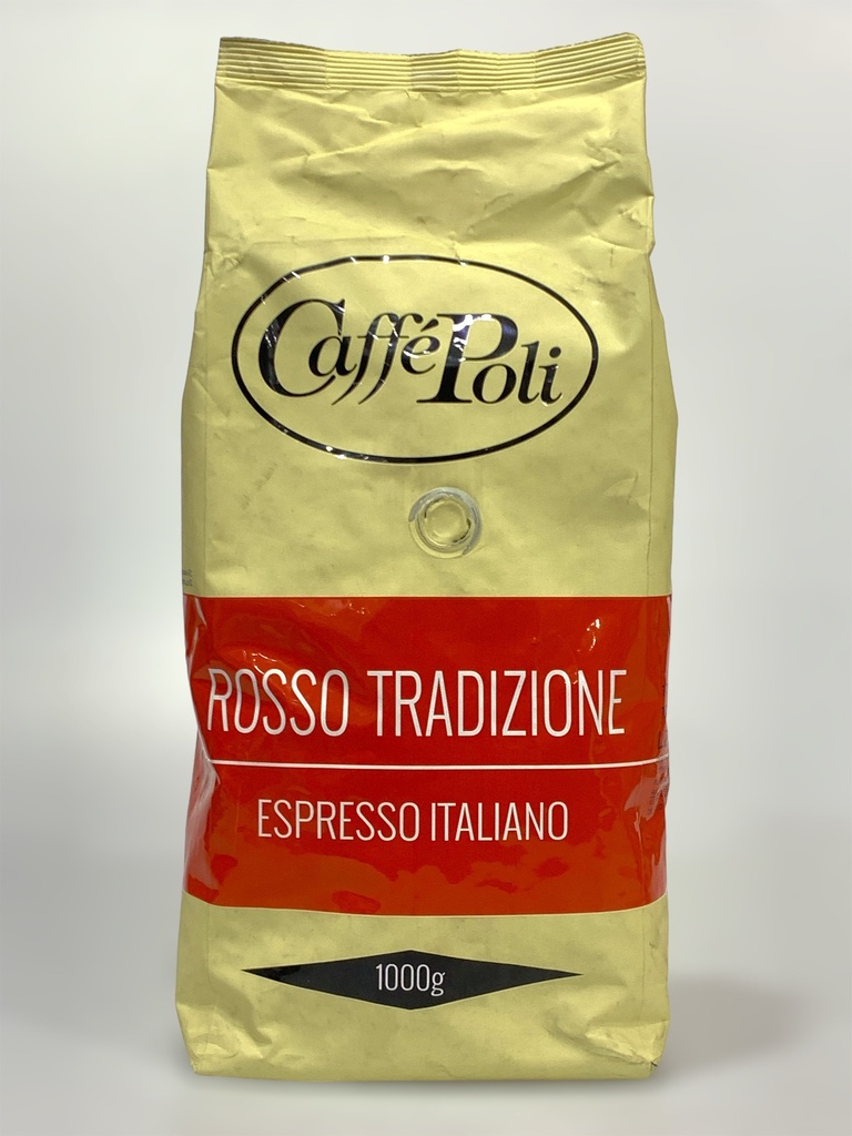 Caffee Poli Rosso Tradizione Espresso Italiano 1Kg