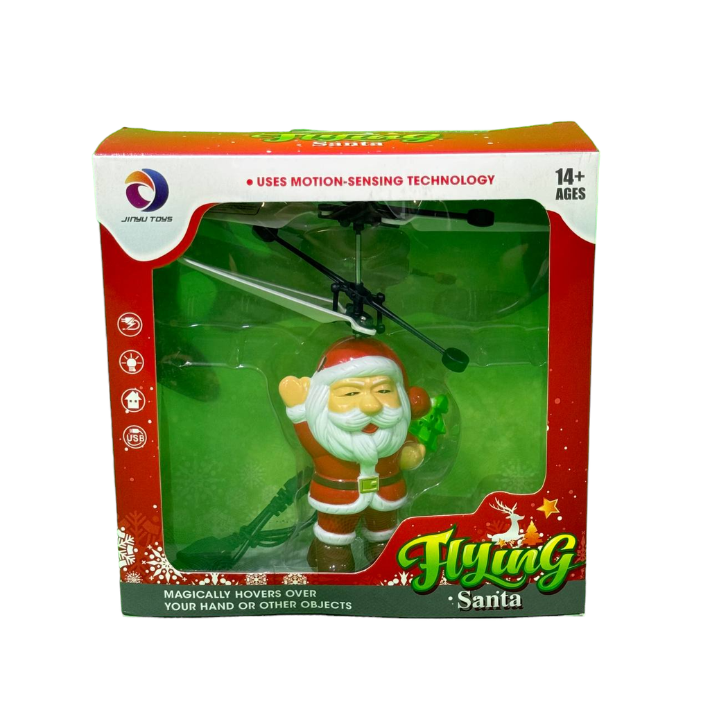 flying santa toy