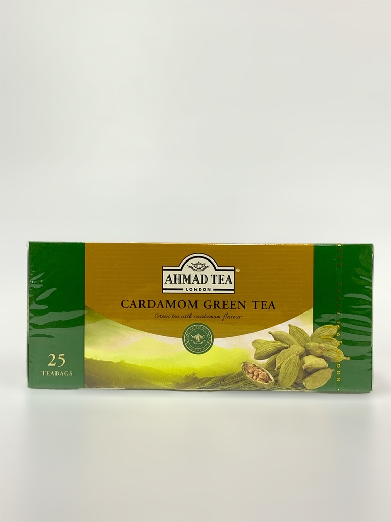 Ahmad Tea Cardamom Green Tea 25 Tea Bags